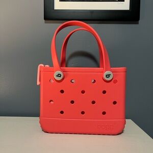 Women's Coral Bogg bitty Tote Bag